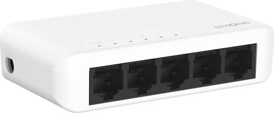 Strong SW5000P Unmanaged L2 Switch με 5 Θύρες Gigabit (1Gbps) Ethernet - Image 1
