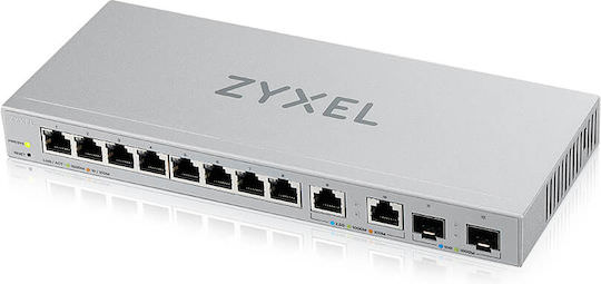 Zyxel XGS1210-12-ZZ0102F v2 Managed L2 Switch με 8 Θύρες Gigabit (1Gbps) Ethernet και 2 SFP Θύρες - Image 1