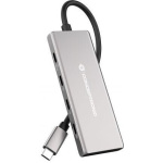 Conceptronic USB 3.2 Hub 7 Θυρών με σύνδεση USB-C & Θύρα Φόρτισης Ασημί - Image 2