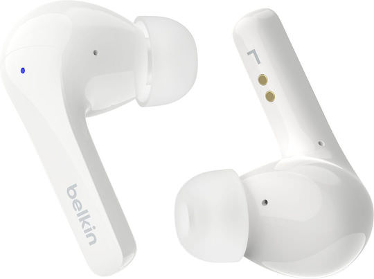 Belkin SoundForm Motion In-ear Bluetooth Handsfree Ακουστικά με Αντοχή στον Ιδρώτα και Θήκη Φόρτισης Λευκά - Image 1