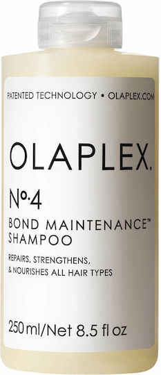 Olaplex No.4 Bond Maintenance Σαμπουάν Αναδόμησης/Θρέψης για Όλους τους Τύπους Μαλλιών 250ml - Image 1
