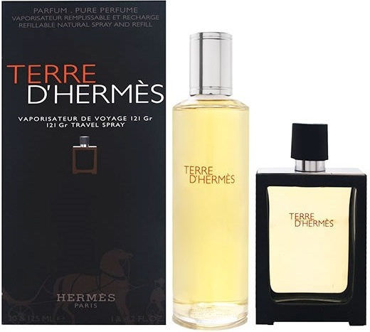 Hermes Terre D' Hermes Pure Perfume 30ml & Refil 125ml - Image 1