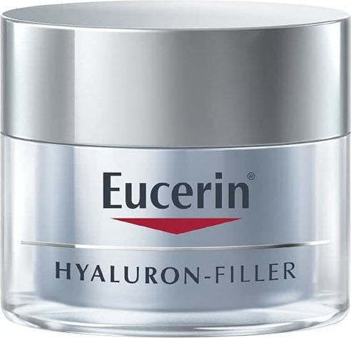 Eucerin Filler + 3x Effect Κρέμα Προσώπου Νυκτός για Ενυδάτωση, Αντιγήρανση & Ανάπλαση με Υαλουρονικό Οξύ 50ml - Image 1