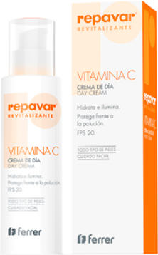 Repavar Revitalizing Vitamin C Day Ενυδατική Κρέμα Προσώπου Ημέρας με SPF20 & Βιταμίνη C 50ml - Image 1