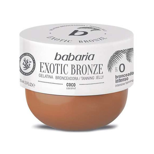 Babaria Exotic Bronze Coconut Oil Tanning Jelly Gel Μαυρίσματος για το Σώμα 75ml - Image 1