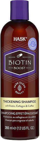 Hask Biotin Boost Σαμπουάν Όγκου για Όλους τους Τύπους Μαλλιών 355ml - Image 1
