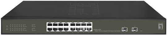 Level One GES-2118P L2 PoE+ Switch με 16 Θύρες Gigabit (1Gbps) Ethernet και 2 SFP Θύρες - Image 1