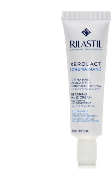 Rilastil Xerolact Rich Ενυδατική & Αναπλαστική Κρέμα για Σκασμένα Χέρια 30ml - Image 1