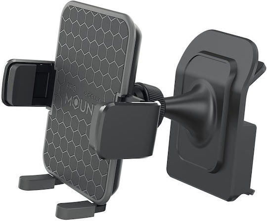 Celly Βάση Κινητού Αυτοκινήτου με Αντιολισθητική Επιφάνεια Μαύρη - Image 1