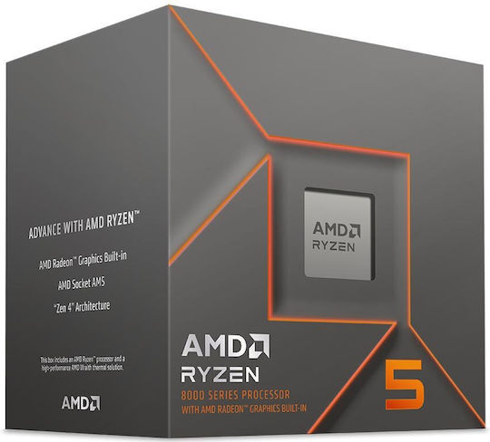 AMD Ryzen 5 8500G 3.5GHz Επεξεργαστής 6 Πυρήνων για Socket AM5 σε Κουτί με Ψύκτρα - Image 1