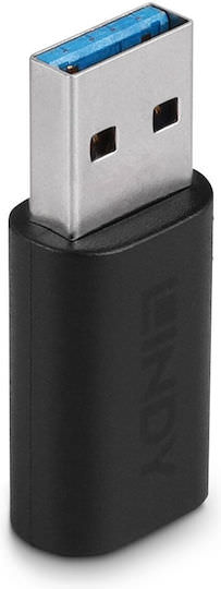 Lindy Μετατροπέας USB-A male σε USB-C female 1τμχ 41904 - Image 1