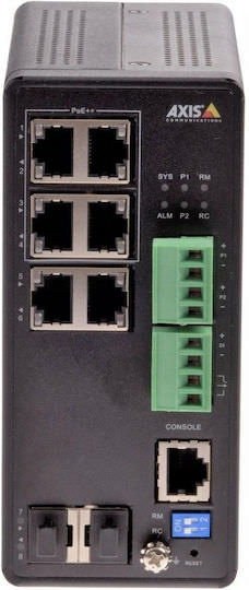 Axis 01633-001 Managed L2 PoE+ Switch με 6 Θύρες Gigabit (1Gbps) Ethernet και 6 SFP Θύρες - Image 1