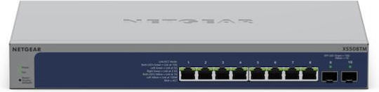 NetGear XS508TM Managed L2 Switch με 8 Θύρες Ethernet και 2 SFP Θύρες - Image 1
