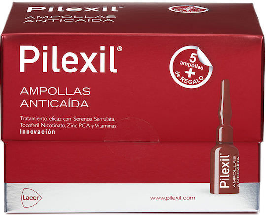 Pilexil Anti-hair Loss Ampoules Αμπούλες Μαλλιών κατά της Τριχόπτωσης 20x5ml - Image 1