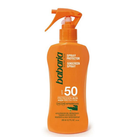 Babaria Sunscreen With Aloe Vera Αντηλιακή Λοσιόν για το Σώμα SPF50 200ml - Image 1