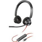 Poly Blackwire 3320 On Ear Multimedia Ακουστικά με μικρόφωνο και σύνδεση USB-C