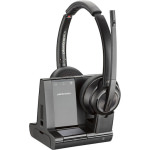 Poly Savi 8200 UC Ασύρματα On Ear Multimedia Ακουστικά με μικρόφωνο και σύνδεση Bluetooth