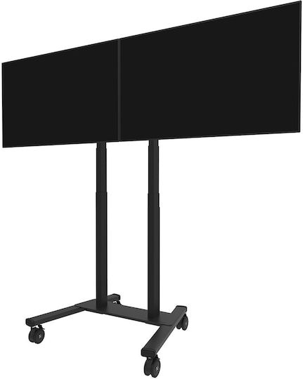 Neomounts ADM-875BL2 Βάση Τηλεόρασης Δαπέδου έως 65" και 100kg Μαύρο - Image 1