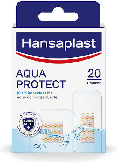 Hansaplast Hp Aqua Protect Dressings 2 Sizes 20 U - Image 1