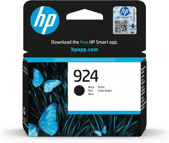 HP 924 Γνήσιο Μελάνι Εκτυπωτή InkJet Μαύρο (4K0U6NE) - Image 1