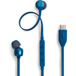 JBL Tune 310C In-ear Handsfree Ακουστικά με Βύσμα USB-C Μπλε