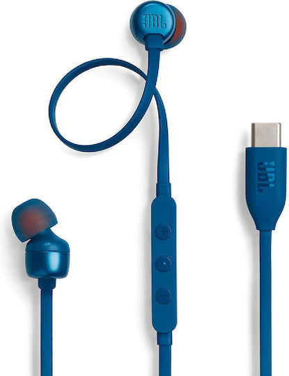 JBL Tune 310C In-ear Handsfree Ακουστικά με Βύσμα USB-C Μπλε - Image 1