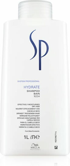 Wella SP Hydrate Σαμπουάν κατά της Ξηροδερμίας για Ξηρά Μαλλιά Μαλλιά 1000ml - Image 1