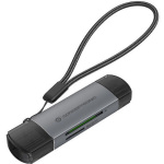 Conceptronic Card Reader USB 2.0 Type-C για SD/microSD - Image 2