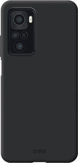 SBS Sensity Back Cover Σιλικόνης Μαύρο (Redmi Note 10 / 10s / Poco M5s) - Image 1