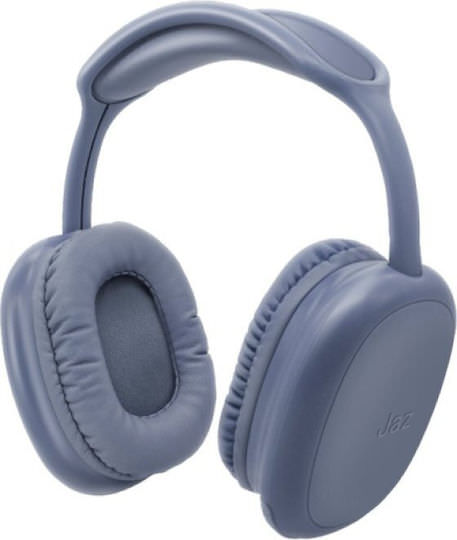 SBS Jaz Ασύρματα / Ενσύρματα Over Ear Ακουστικά με 18 ώρες Λειτουργίας Μπλε - Image 1