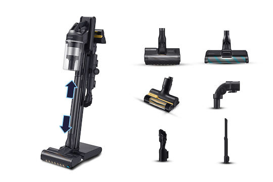 Samsung Jet 95 Complete Extra Επαναφορτιζόμενη Σκούπα Stick 25.2V Μαύρη - Image 1