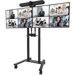 Neomounts ADM-875BL2 Βάση Τηλεόρασης Δαπέδου έως 65" και 100kg Μαύρο - Image 4