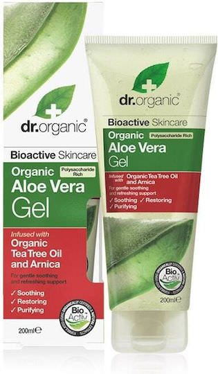 Dr.Organic Ενυδατικό Gel Σώματος με Aloe Vera για Κανονικές έως Ξηρές Επιδερμίδες 200ml - Image 1