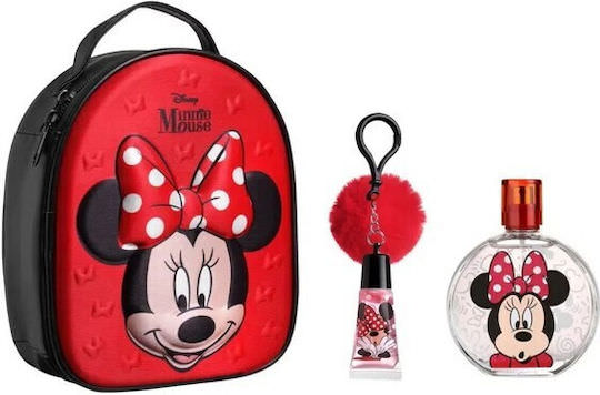 Air-Val International Παιδικό Σετ Eau de Toilette Minnie Mouse 100ml με Lip Gloss & Τσαντάκι Πλάτης - Image 1