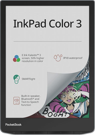 Pocketbook InkPad Color 3 με Οθόνη Αφής 7.8" (32GB) Μαύρο - Image 1