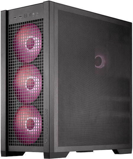 Asus TUF Gaming GT302 ARGB Midi Tower Κουτί Υπολογιστή με Πλαϊνό Παράθυρο Μαύρο - Image 1