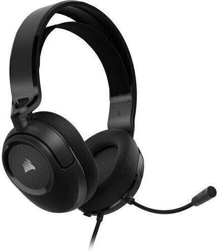 Corsair HS35 v2 Over Ear Gaming Headset με σύνδεση 3.5mm Carbon for PC / PS4 / XBOX - Image 1