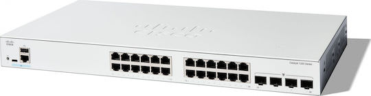 Cisco C1200-24T-4G Managed L2 Switch με 24 Θύρες Gigabit (1Gbps) Ethernet και 4 SFP Θύρες - Image 1
