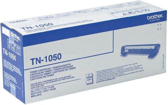 Brother TN-1050 Γνήσιο Toner Laser Εκτυπωτή Μαύρο 1000 Σελίδων - Image 1