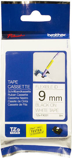 Brother P-touch Ταινία Ετικετογράφου σε Μαύρο Χρώμα - Image 1