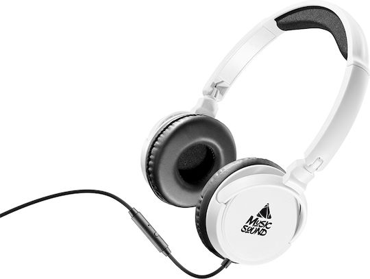 Cellular Line Music Sound Ενσύρματα On Ear Ακουστικά Λευκά - Image 1