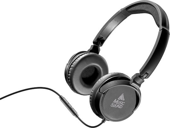 Cellular Line Music Sound Ενσύρματα On Ear Ακουστικά Μαύρα - Image 1