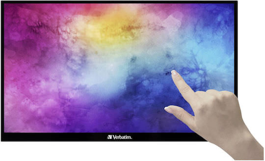 Verbatim PMT-15 IPS HDR Touch Φορητό Monitor 15.6" FHD 1920x1080 με Χρόνο Απόκρισης 6ms GTG - Image 1