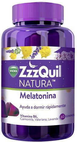 ZzzQuil Natura Melatonin Συμπλήρωμα για τον Ύπνο 60 ζελεδάκια Unflavoured - Image 1