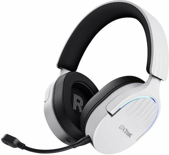 Trust GXT 491 Fayzo Ασύρματο Over Ear Gaming Headset με σύνδεση Bluetooth / USB Λευκό - Image 1