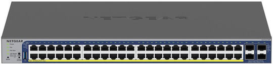 NetGear GS752TXP Managed PoE Switch με 52 Θύρες Gigabit (1Gbps) Ethernet και 4 SFP Θύρες - Image 1