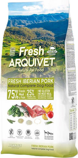 Arquivet Fresh Iberian Pork Fish Semi-moist Dog Food 10kg - Image 1