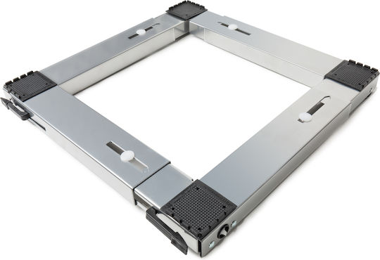 Roller Kappatos 00683 Ρυθμιζόμενη Βάση Κουζίνας από Μέταλλο με Ρόδες – Χρώμα INOX - Image 1