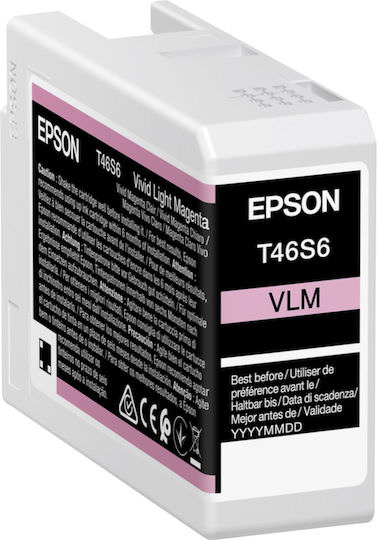 Epson UltraChrome PRO T46S60N Γνήσιο Μελάνι Εκτυπωτή InkJet Vivid Ματζέντα (C13T46S60N) - Image 1