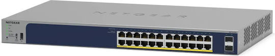 NetGear GS728TPP-300EUS Managed L2 / L3 Switch με 24 Θύρες Gigabit (1Gbps) Ethernet και 4 SFP Θύρες - Image 1